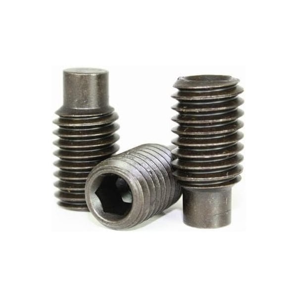 Newport Fasteners Socket Set Screws, Full Dog Point, 3/8-16 x 7/8", Alloy Steel, Black Oxide, Hex Socket , 2500PK 765077-2500 - main